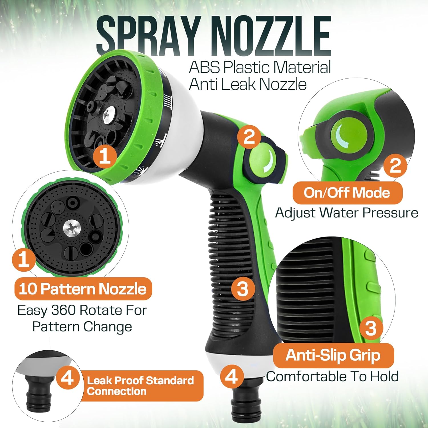 Thumbnail 3 de MOSII 100FT Expandable Garden Hose Pipe with 10-Pattern Nozzle