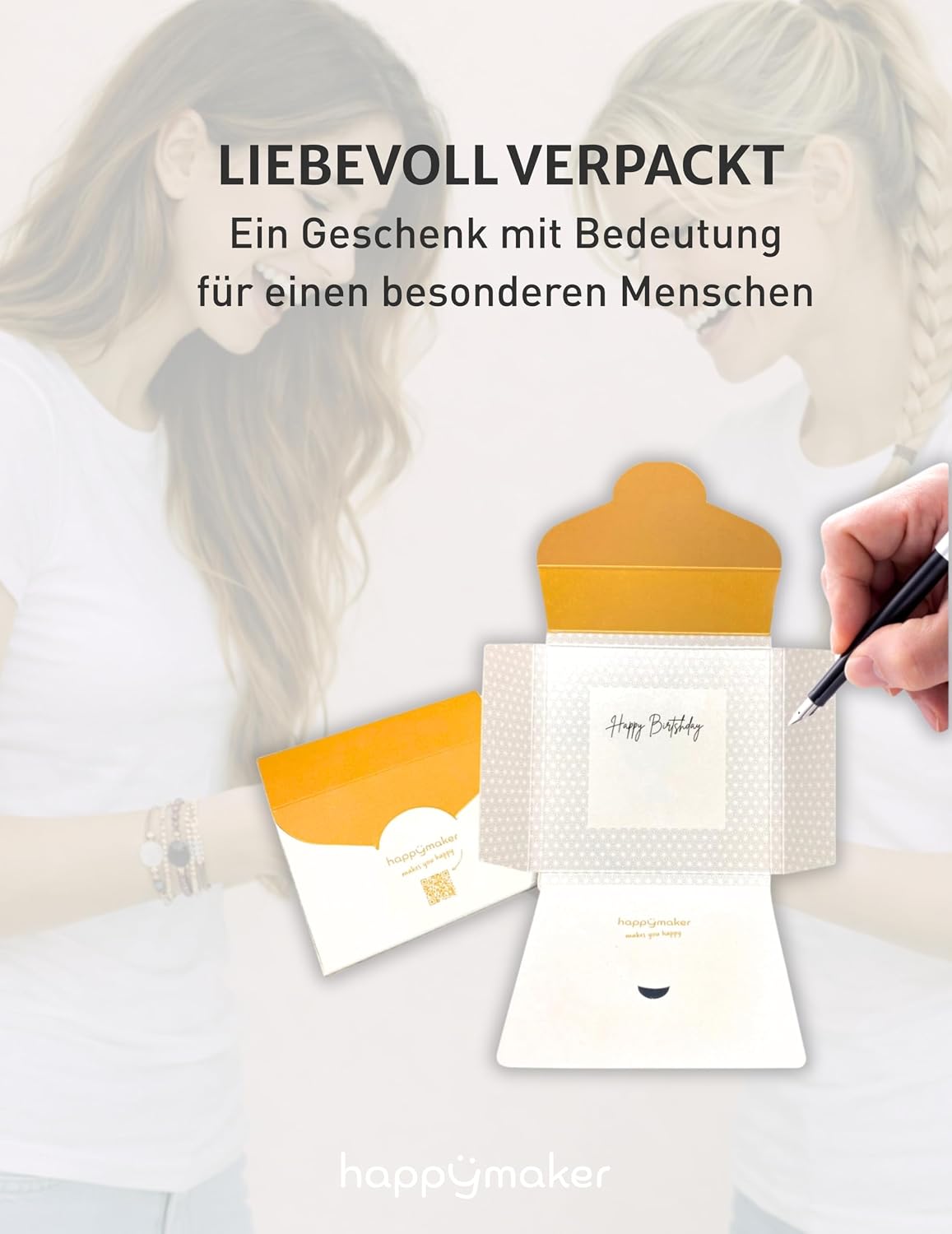 Thumbnail 4 de happymaker Edelstein Ketten: Heilstein Kette Damen mit Aquamarin & Mondstein, 70 cm verstellbar
