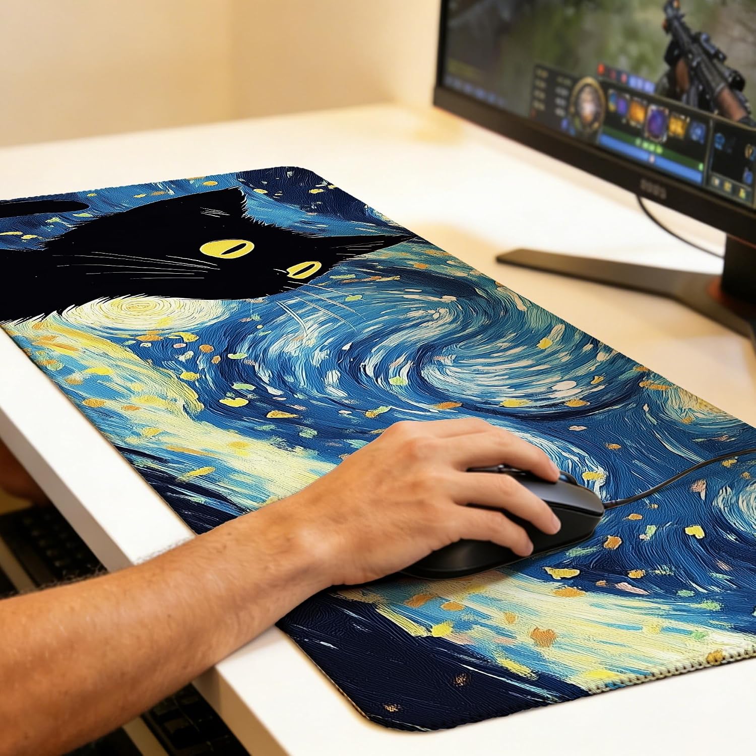 Thumbnail 6 de WSAOTERK Mouse Pad, 35.4 x 15.7 Inches