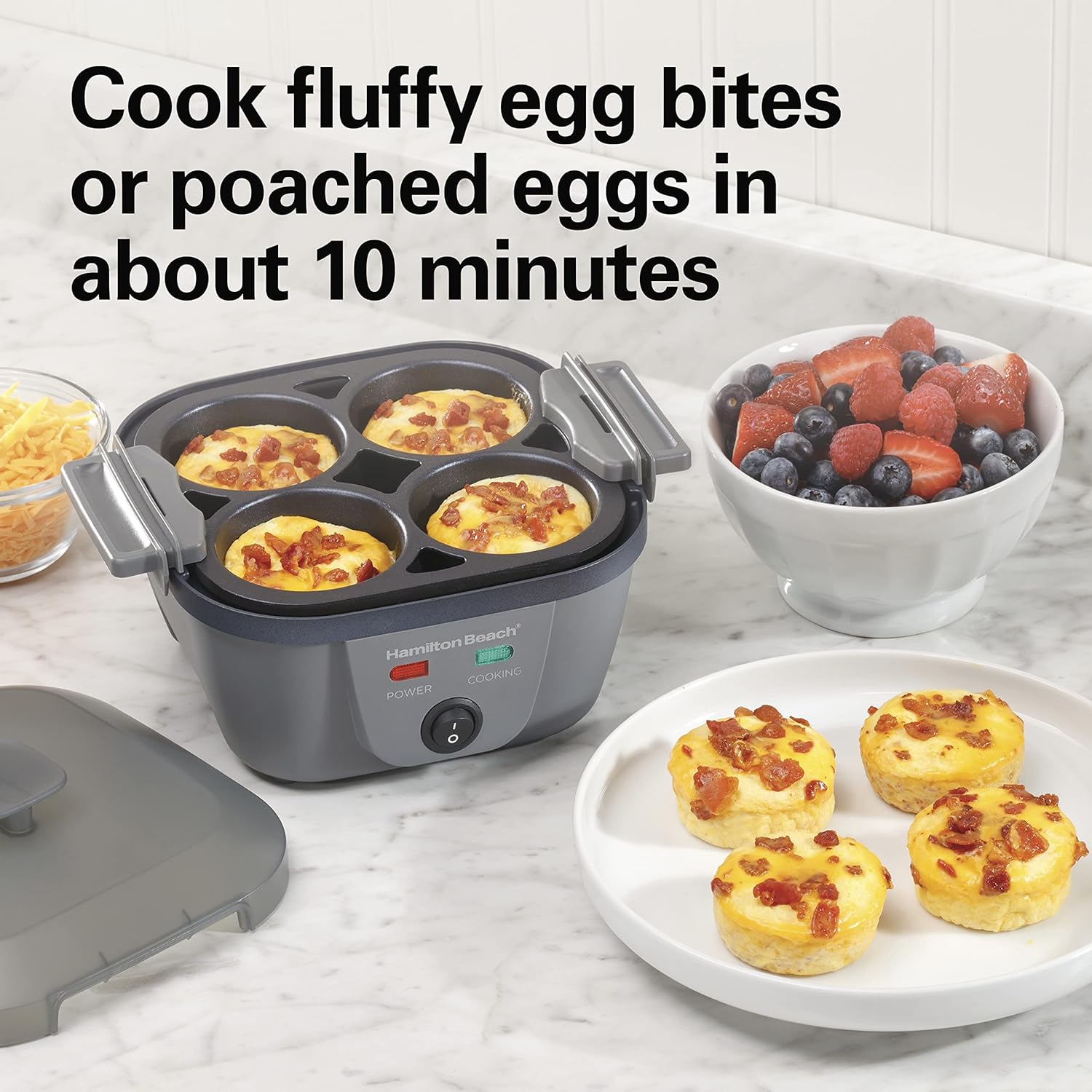 Detalle de Hamilton Beach 6-in-1 Egg Cooker with 5.25" Skillet