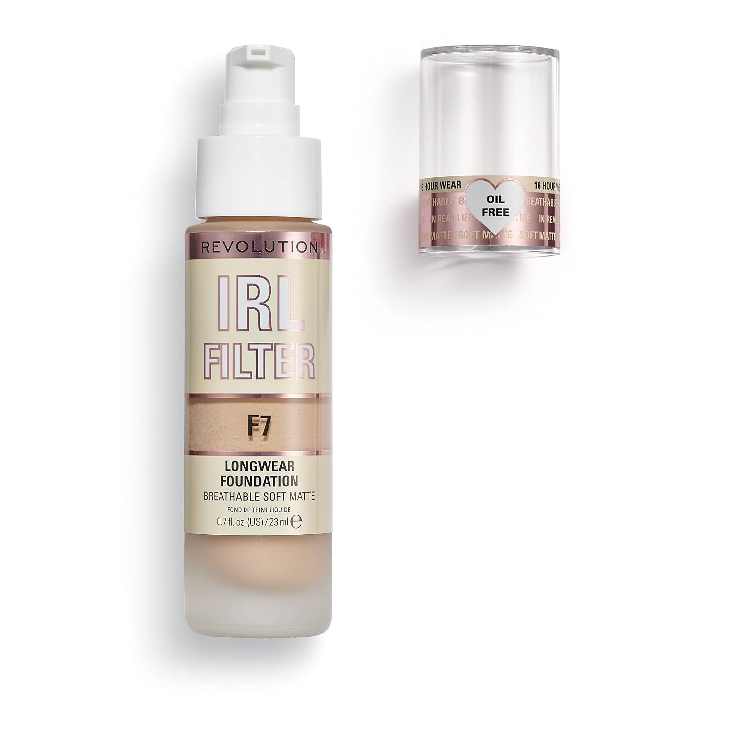 Detalle 2 de Revolution IRL Filter Longwear Foundation F7 0.7 fl oz ๐