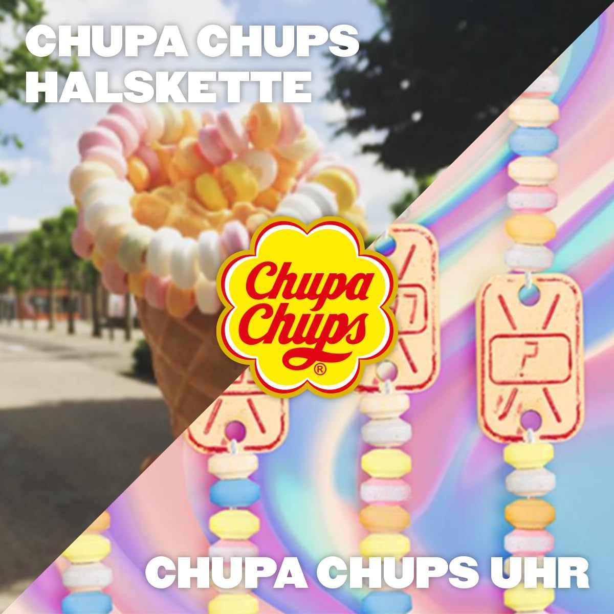 Detalle de Chupa Chups Teenager Süßigkeiten Mix – 100-teiliges Sortiment (1000 g) für Feiern