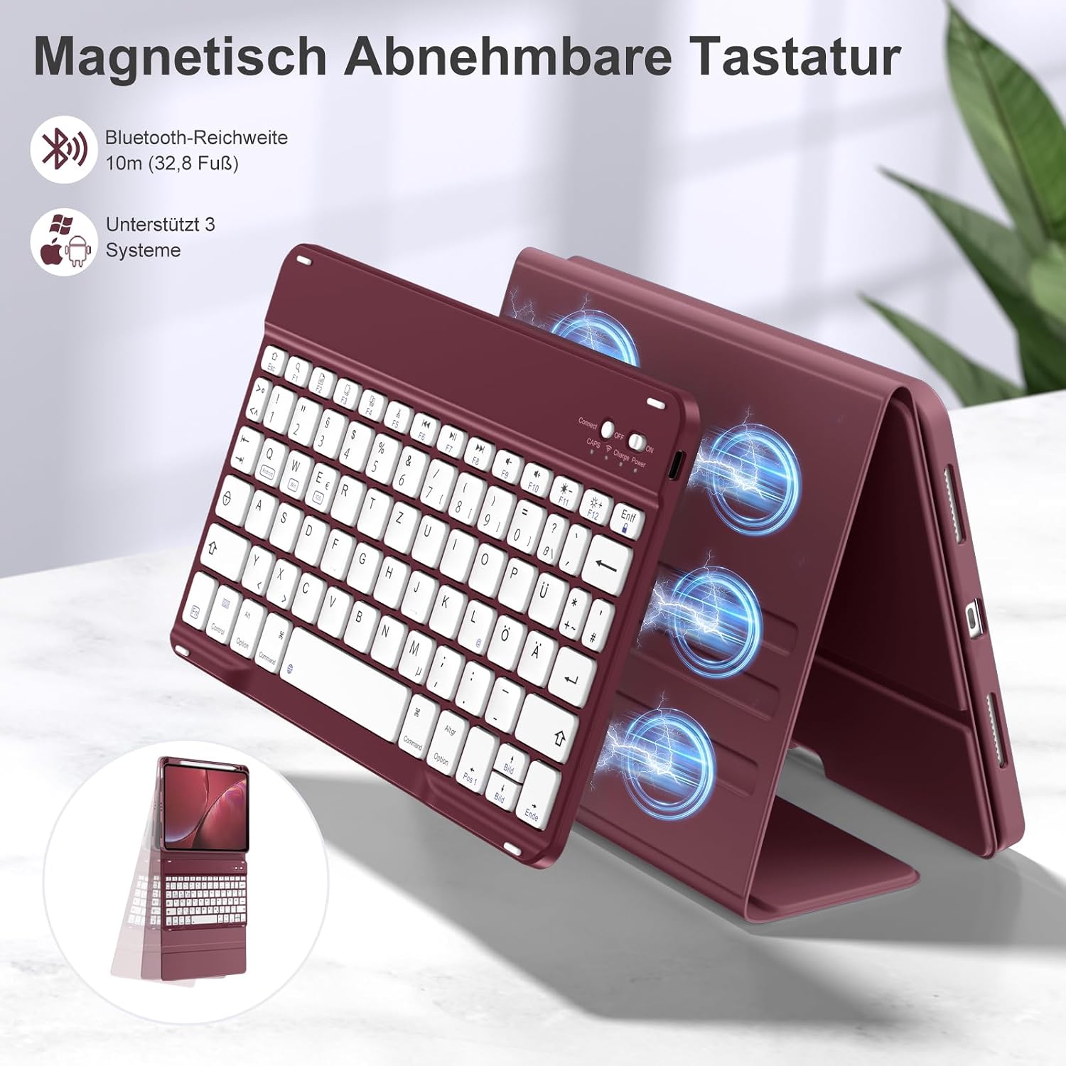 Thumbnail 4 de drivego Tastaturhülle für iPad Air 11 Zoll