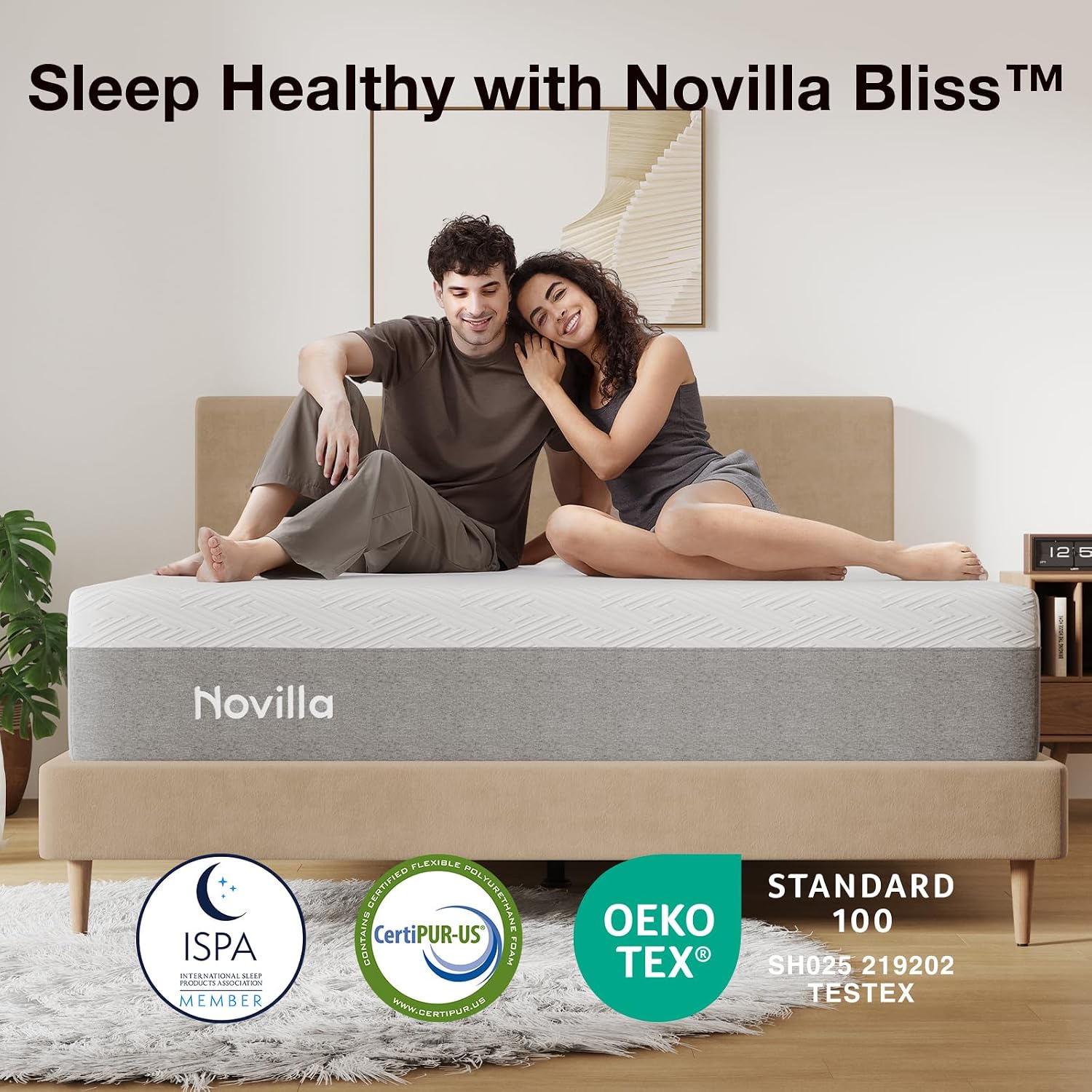 Thumbnail 6 de Novilla Bliss 10 inch Full Gel Memory Foam