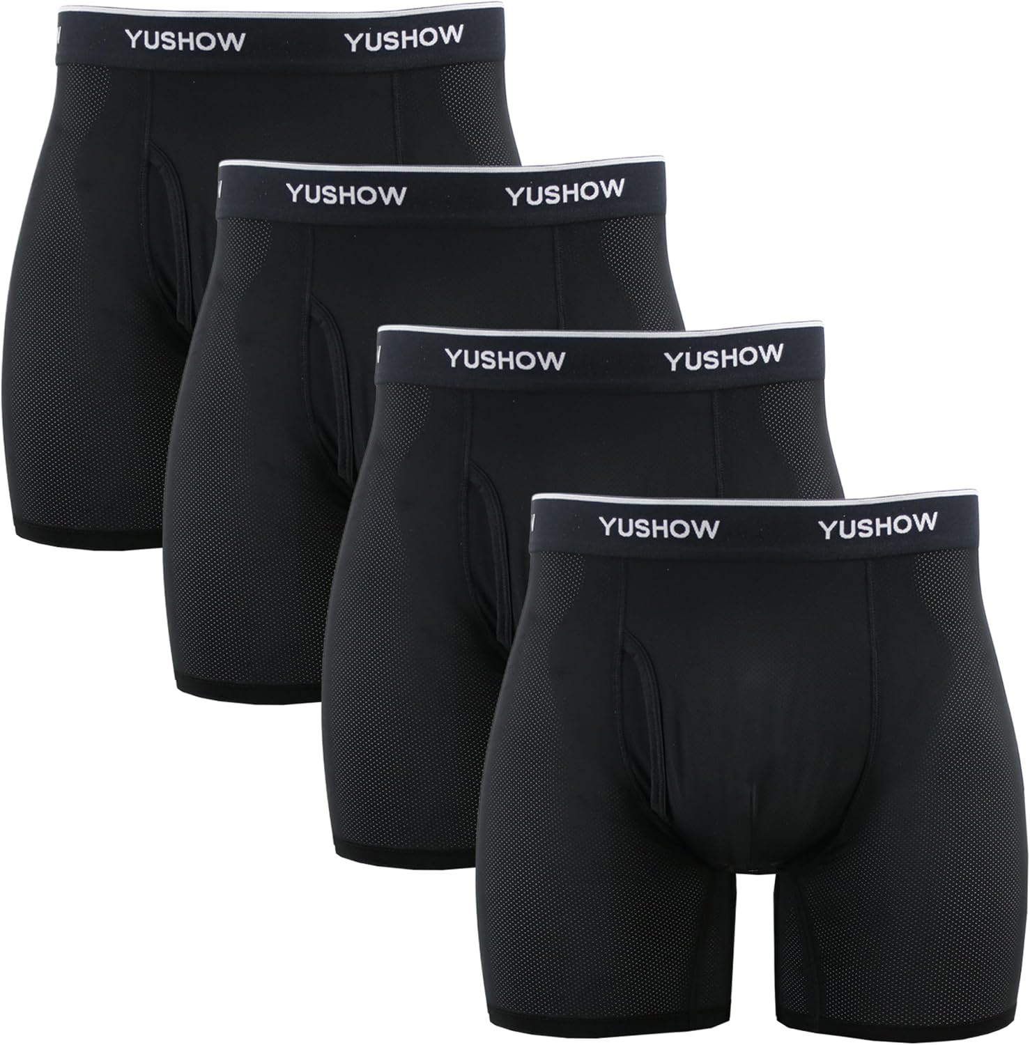 Detalle de YUSHOW Boxershorts Herren 4er Pack Mesh 4er Pack