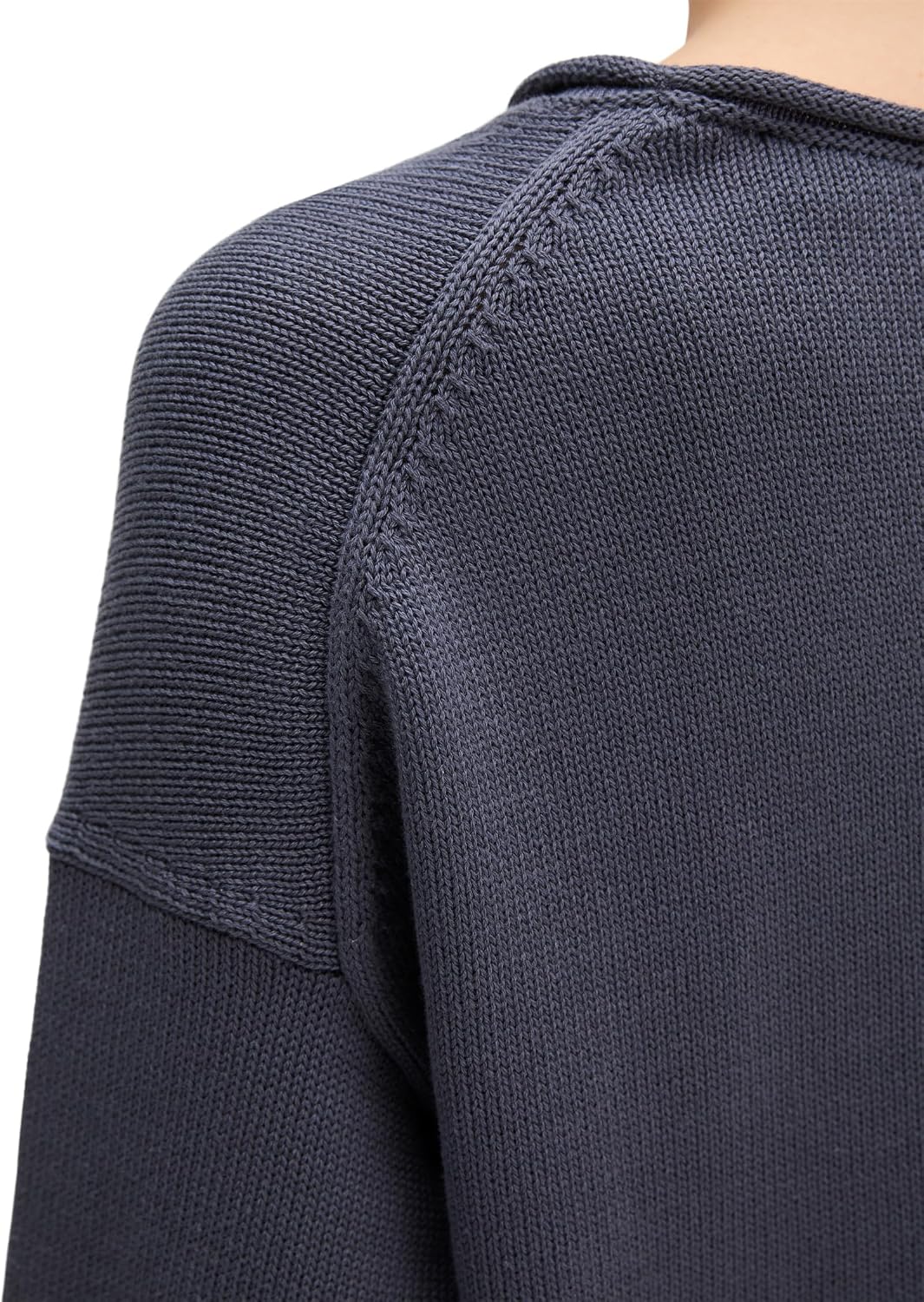 Detalle de Marc O'Polo DfC Pullover Loose aus Heavy Cotton-Garn