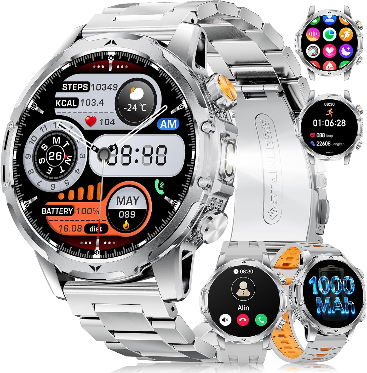 Detalle de LIGE SMART Montre Connectée 1000mAh