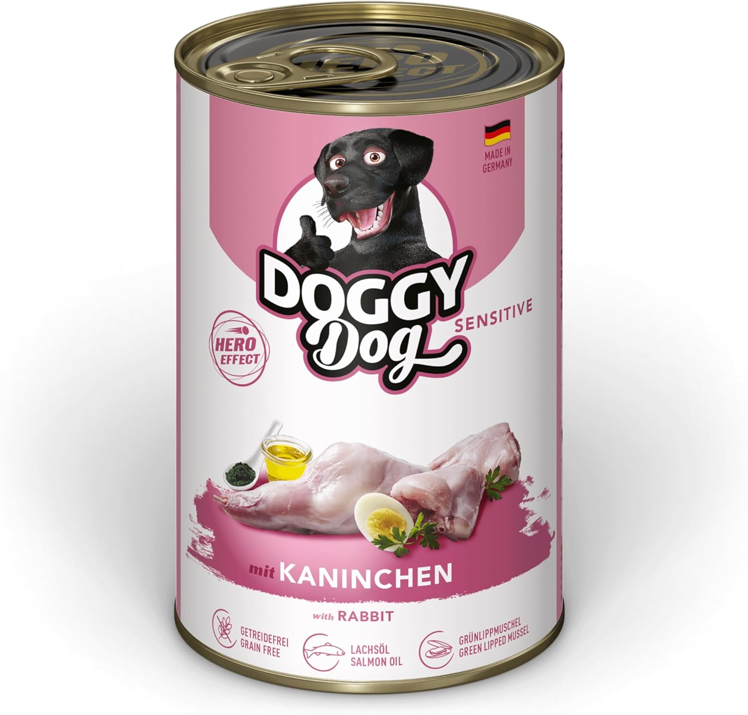 Thumbnail 6 de DOGGY Dog Paté Wildschwein & Geflügelherzen – nassfutter für Hunde, getreidefrei, 10 x 150 g