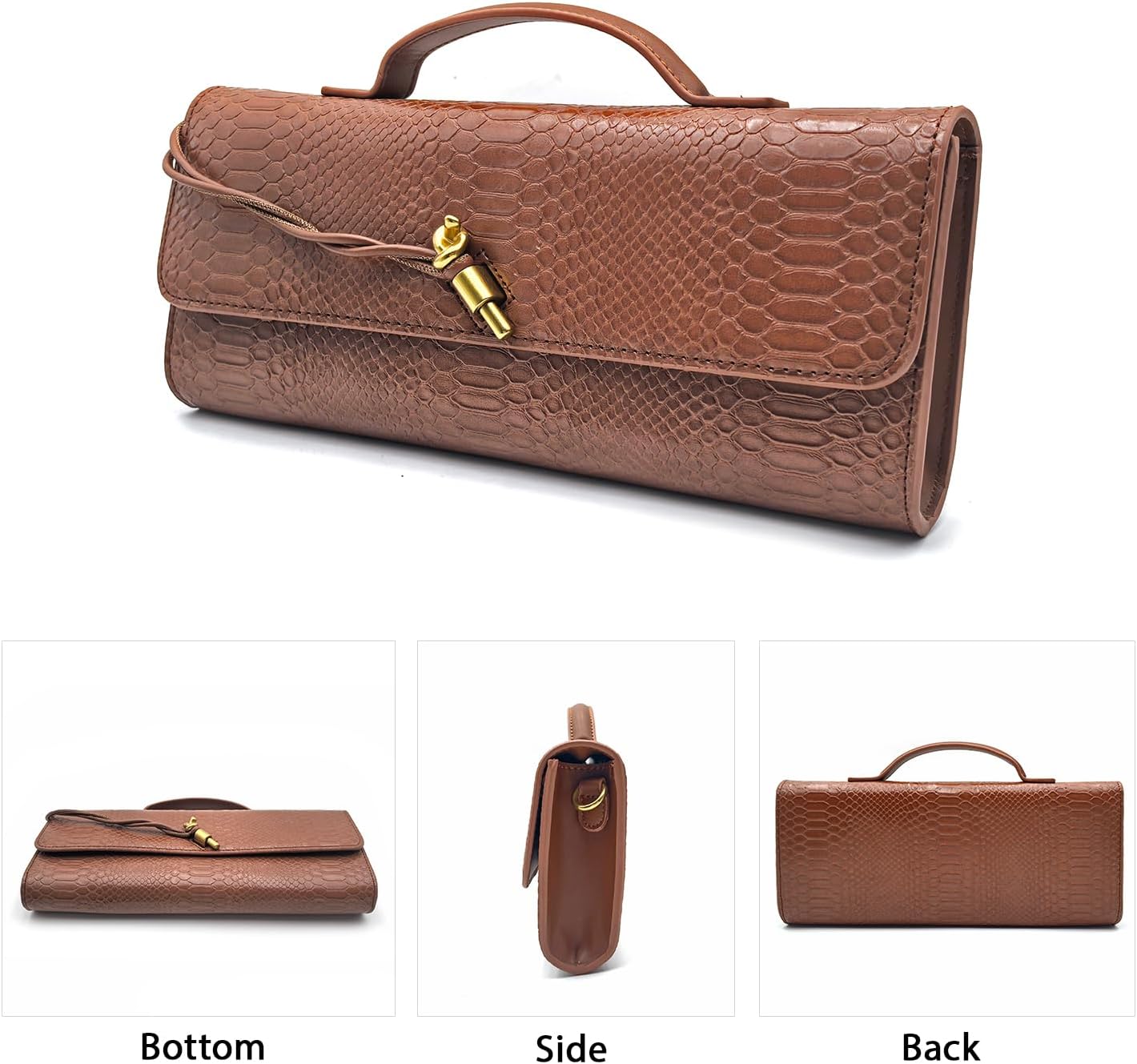 Detalle 2 de Qiannaura Clutch Purse in PU Leather