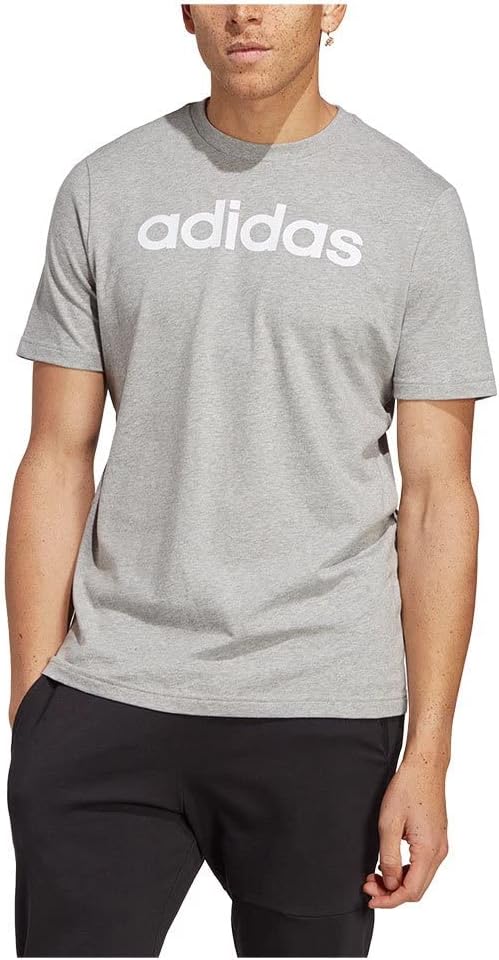 Detalle de adidas Linear SJ Tee – bawełniany T-shirt z wyrazistą grafiką na piersi