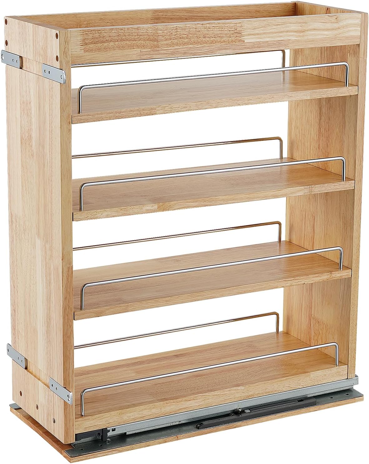 Detalle de DINDON Pull Out Spice Rack Cabinet Organizer – 8" W x 21.9" D x 25.2" H