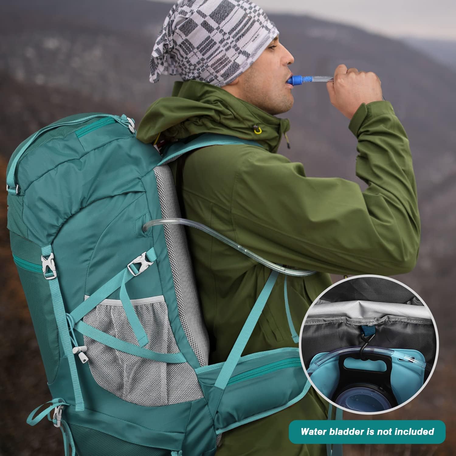 Thumbnail 3 de HOMIEE Wanderrucksack 50L