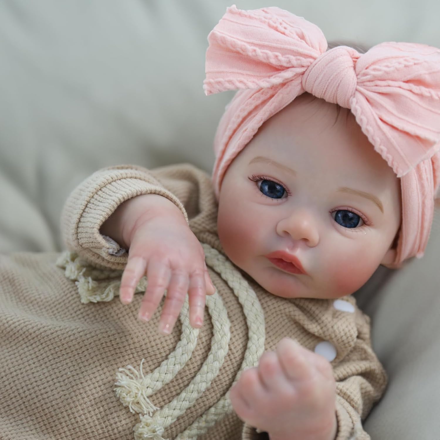 Thumbnail 1 de WOOROY Realistic Reborn Baby Doll 18 Inch Girl
