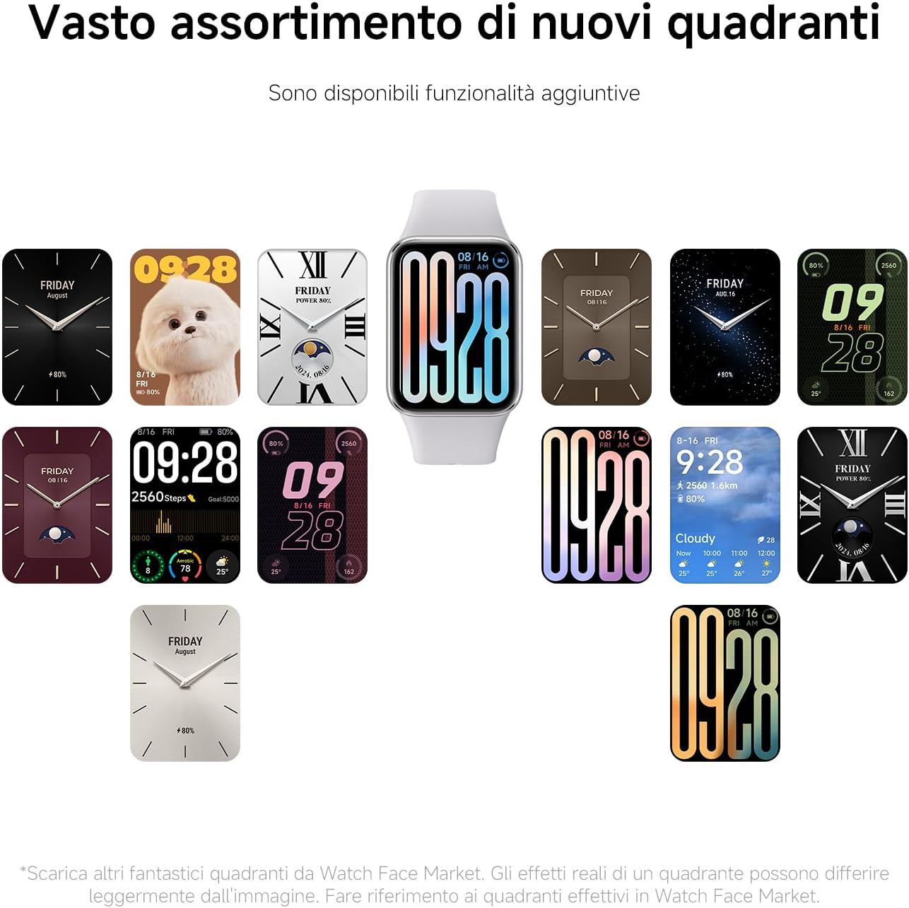 Thumbnail 6 de Xiaomi Smart Band 9 Pro Nero con schermo AMOLED da 44 mm, GPS integrato e autonomia fino a 21 giorni