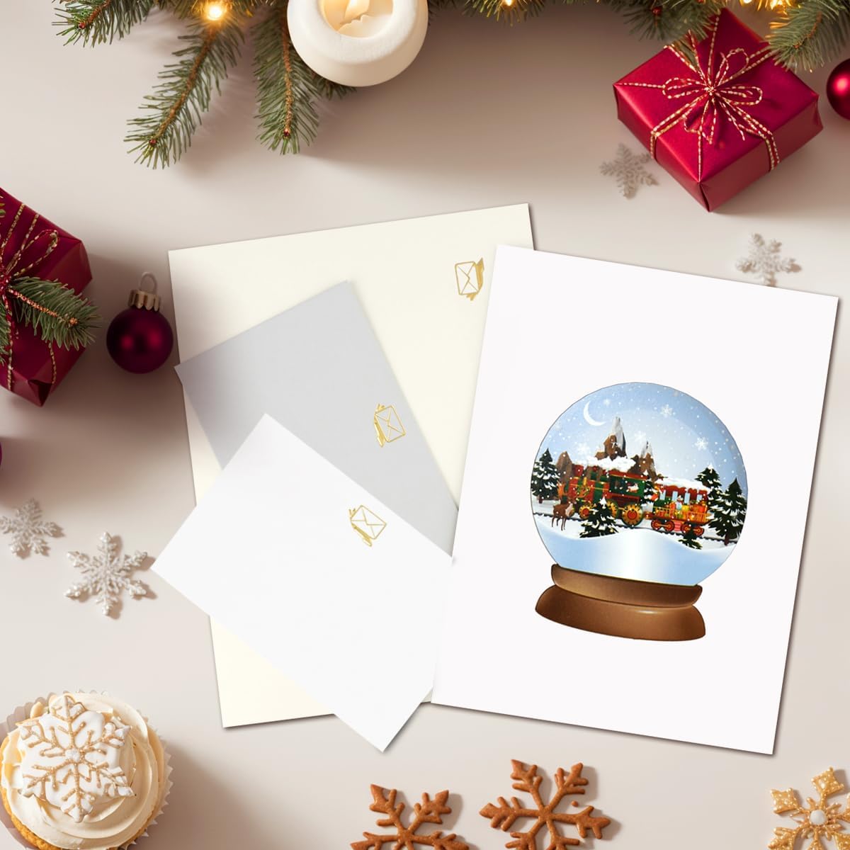 Thumbnail 4 de CNLITIHEKA Christmas pop-up card, 3D