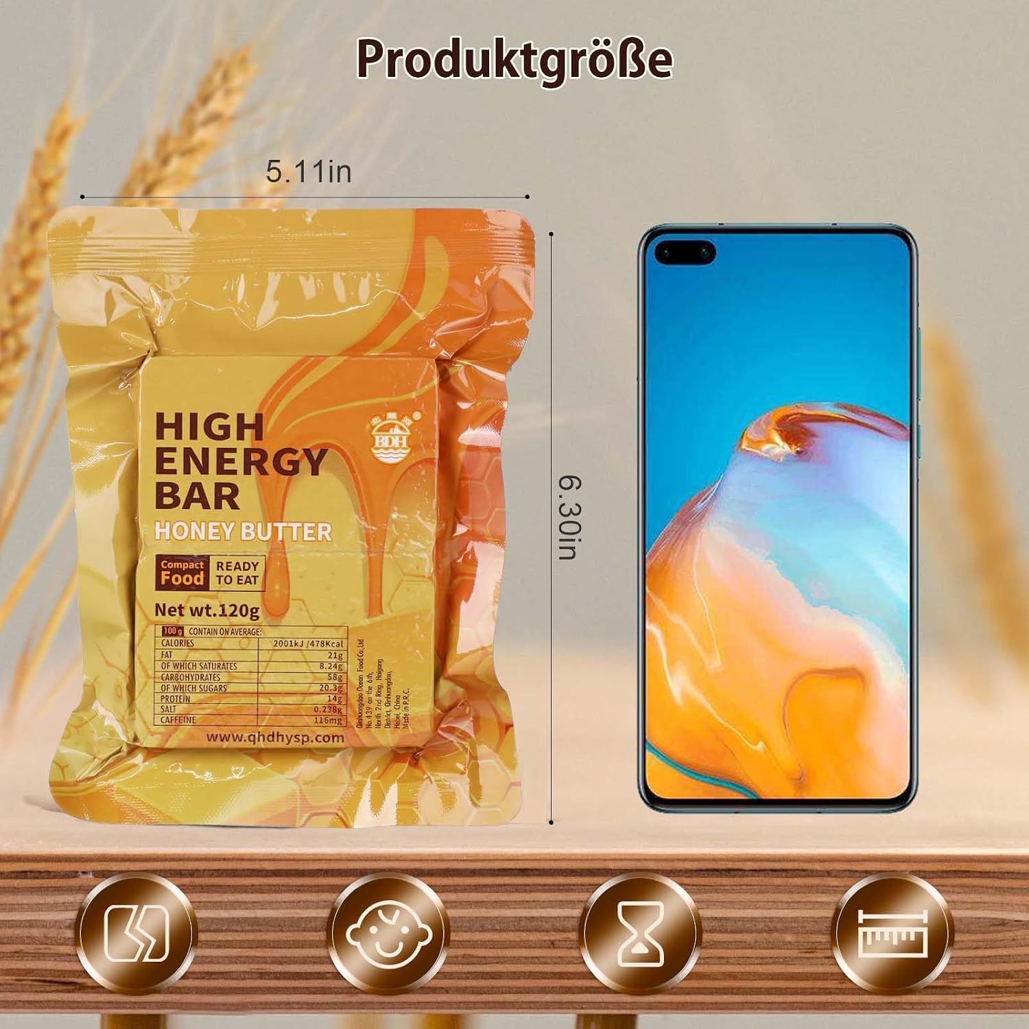 Thumbnail 6 de Notversorgung Honigbutter Hardtack 6883 kcal đ«