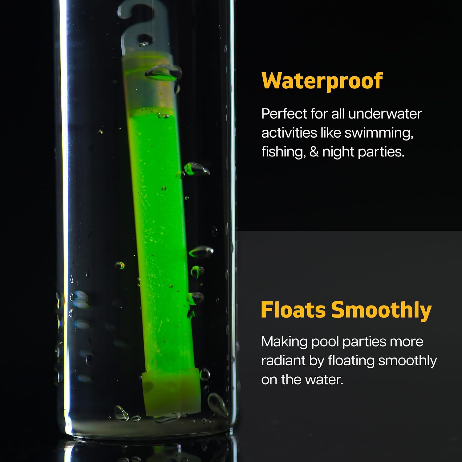Detalle de Besto 6-inch Glow Sticks (32 Pack) – Ultra Bright Neon UV Glow Sticks for Parties, Festivals & Camping