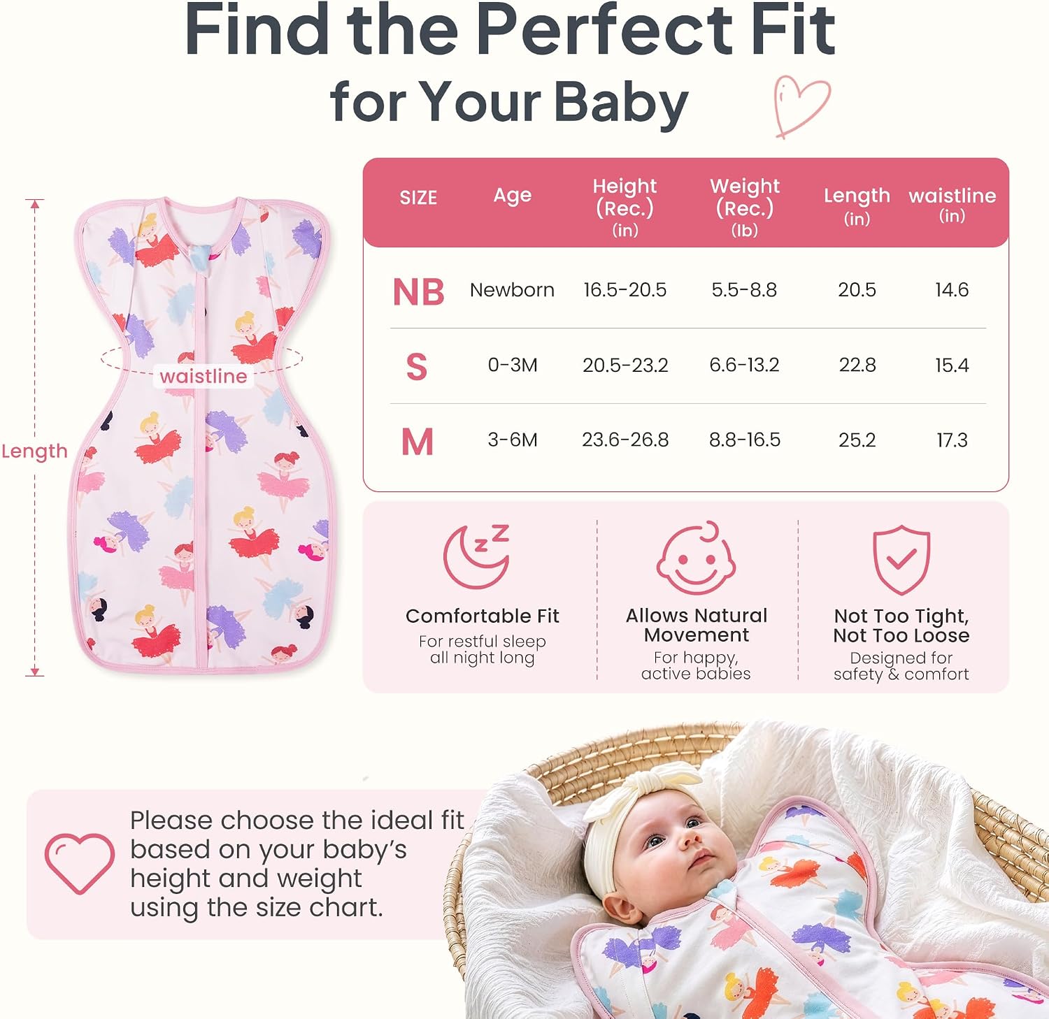 Thumbnail 6 de i-baby Baby Swaddle Sleep Sack, 0.5 TOG
