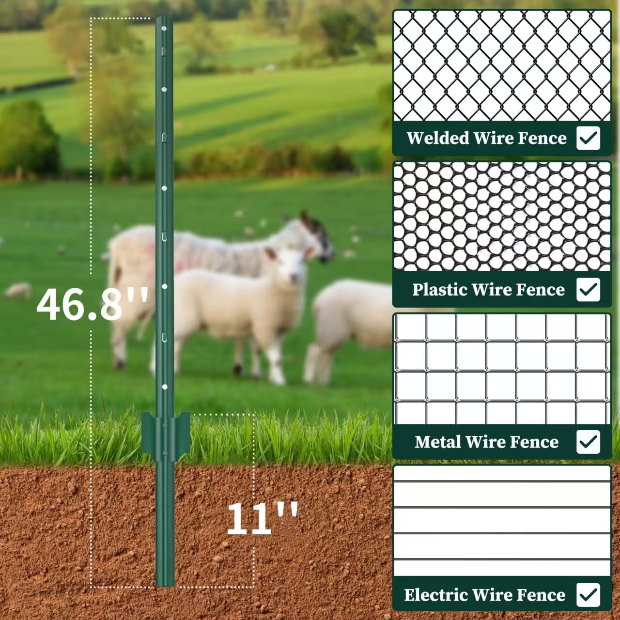 Detalle 2 de sptchapn 118cm Fence Post