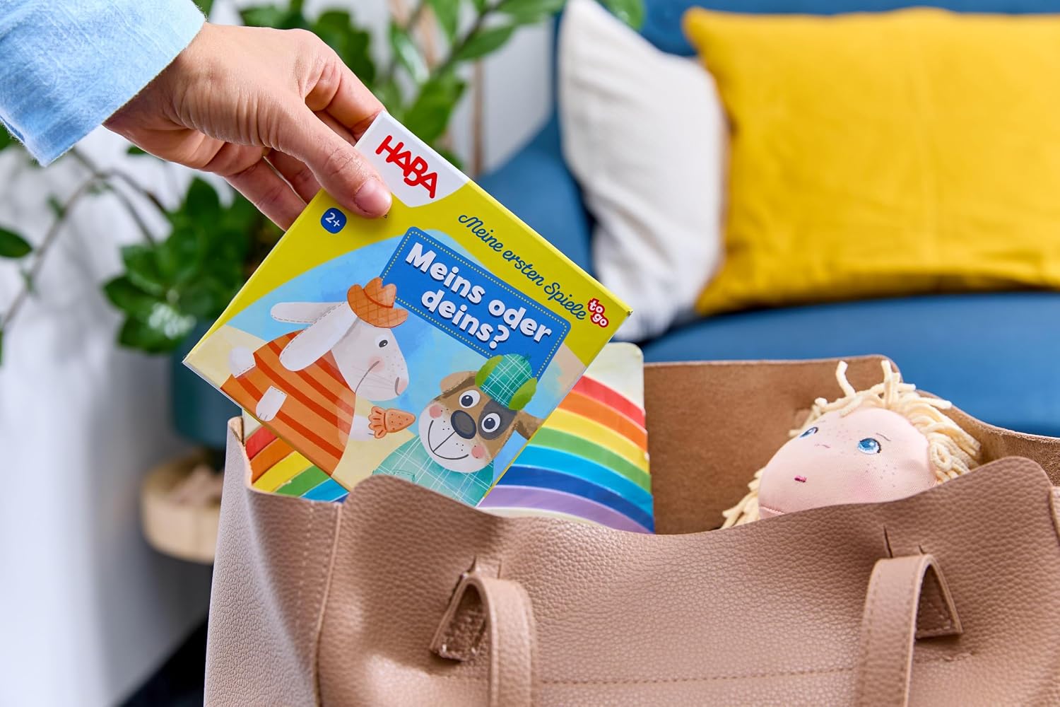 Thumbnail 1 de HABA Meine ersten Spiele to Go – Meins oder deins? Kooperatives Kinderspiel ab 2 Jahren (2012218001)