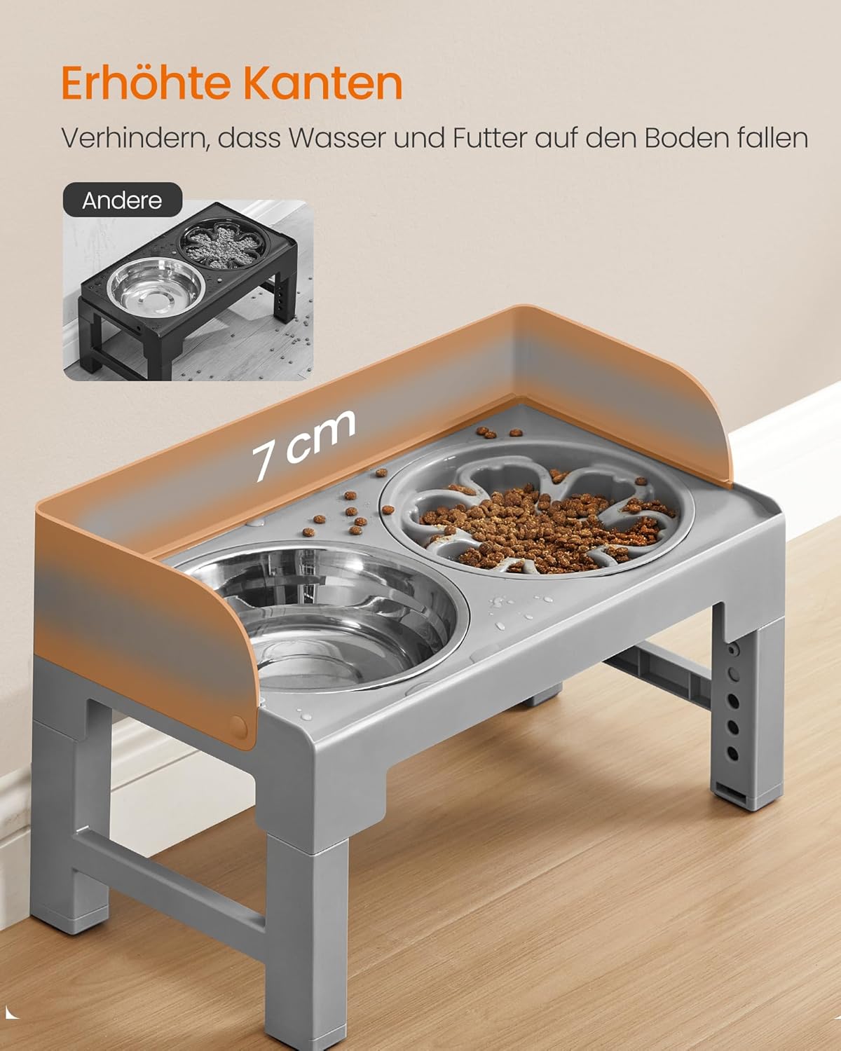 Detalle 2 de Feandrea PRB103GD01 höhenverstellbar 30 cm