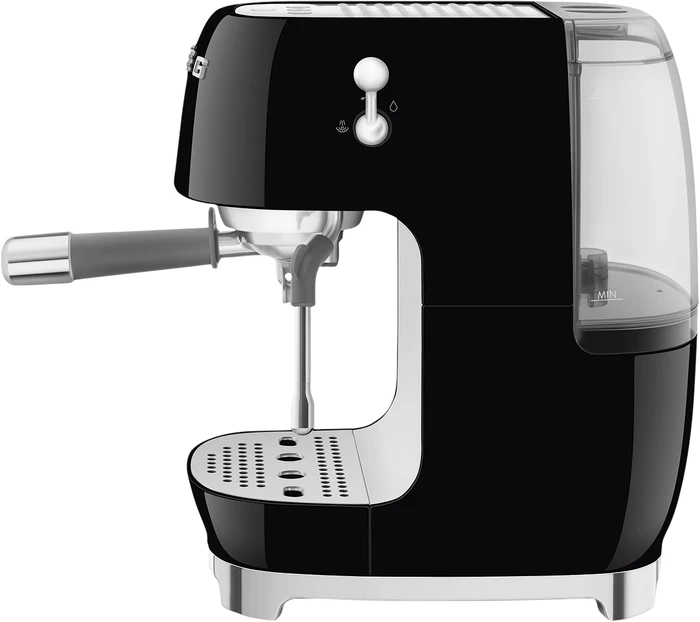 Thumbnail 5 de SMEG ECF03BLEU Schwarz: kompakte Dampflanze für cremigen Cappuccino und Latte Art