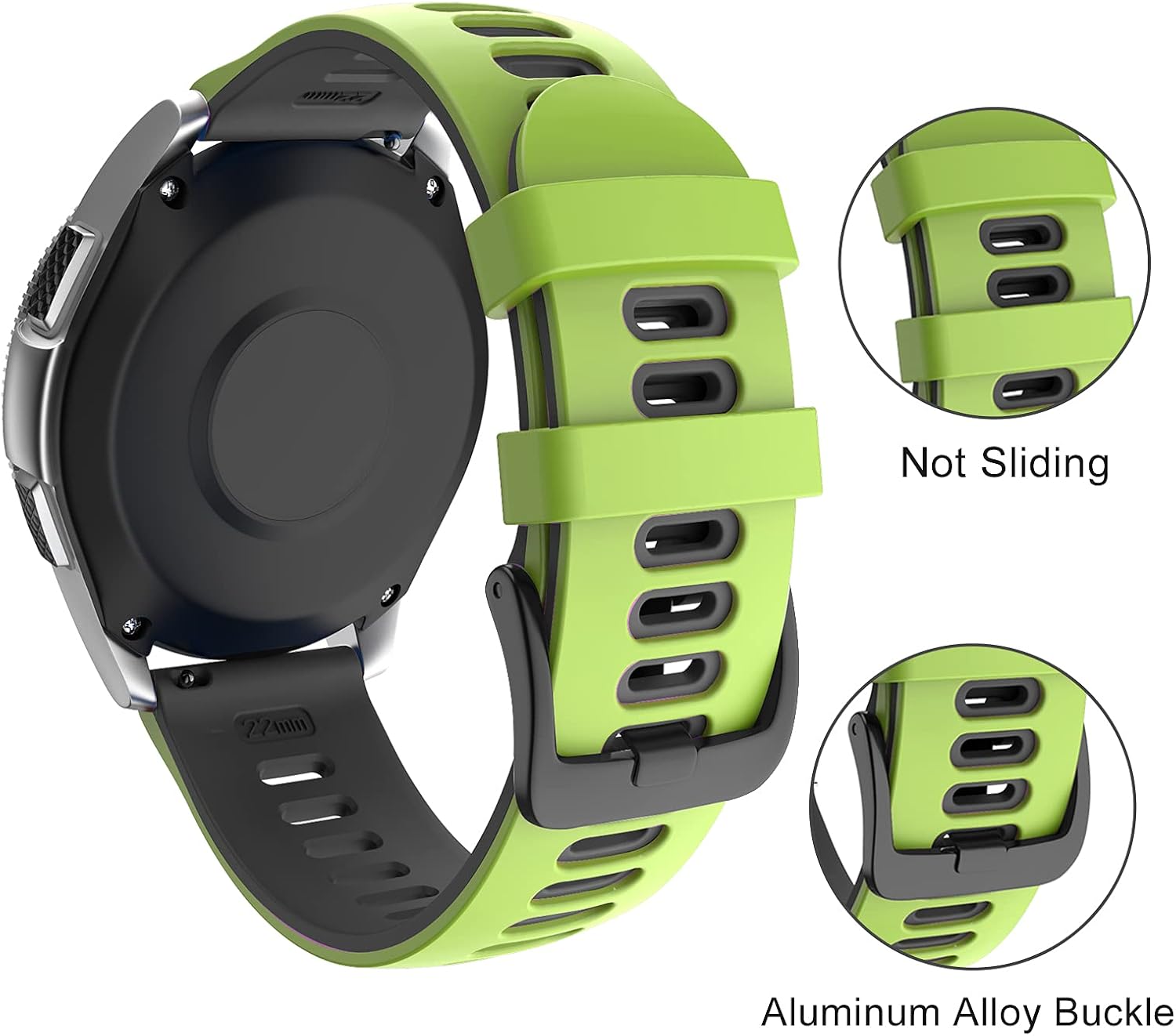 Thumbnail 4 de OVERSTEP 22mm silicone smartwatch strap