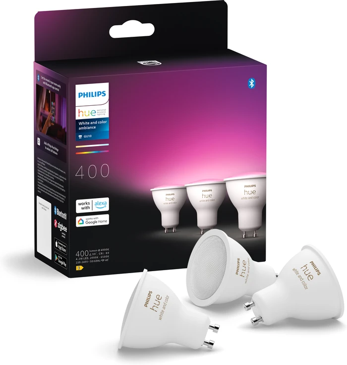Thumbnail 2 de Philips Hue White & Color GU10 6er-Pack Lampen