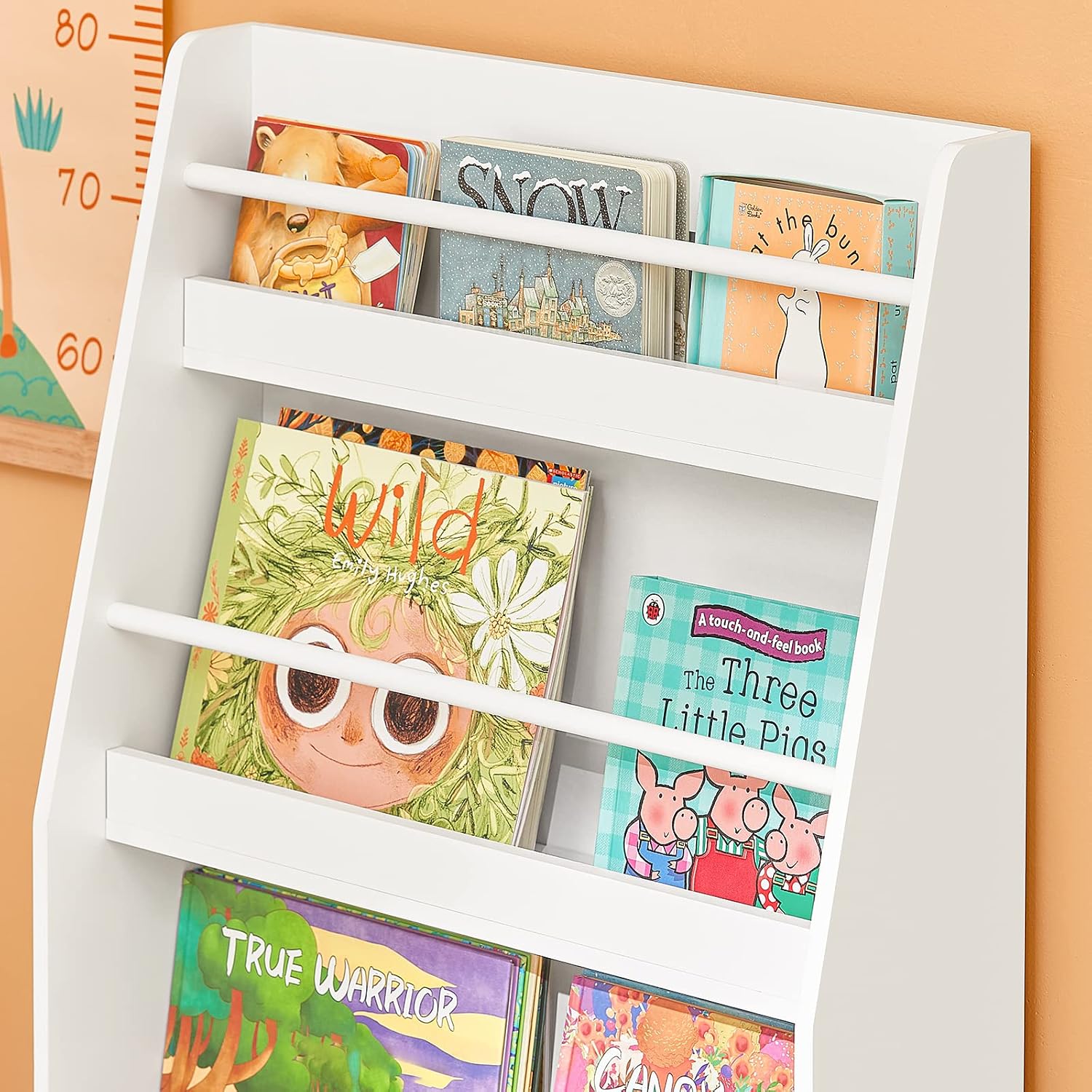 Thumbnail 5 de SoBuy KMB45-W Bibliothèque enfant 58x18x81cm