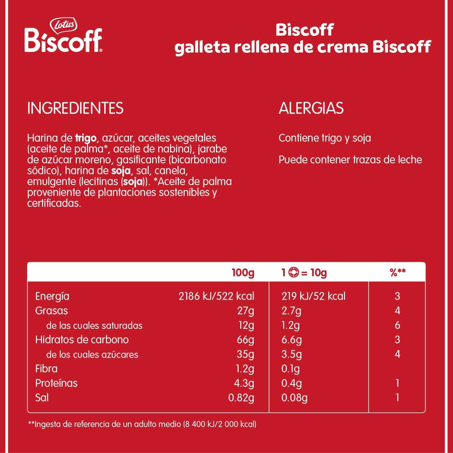 Thumbnail 1 de Lotus Biscoff Galletas Rellenas Veganas 15 Uds 🍪