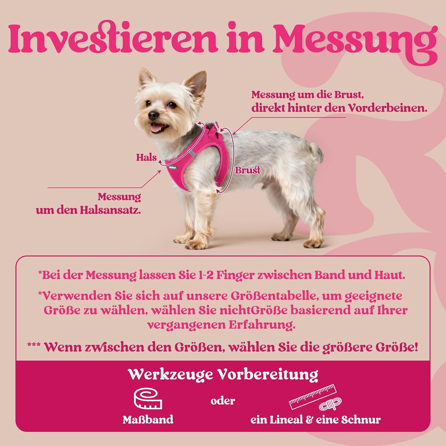 Detalle de rabbitgoo Hundegeschirr für kleine Hunde (XS) – Step-in Welpengeschirr mit weichem Mesh, atmungsaktiv & reflektierend