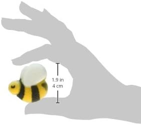 Detalle de Lucks Dec-Ons Molded Sugar Bumble Bee Cake Toppers, 1-Inch, 176 Count