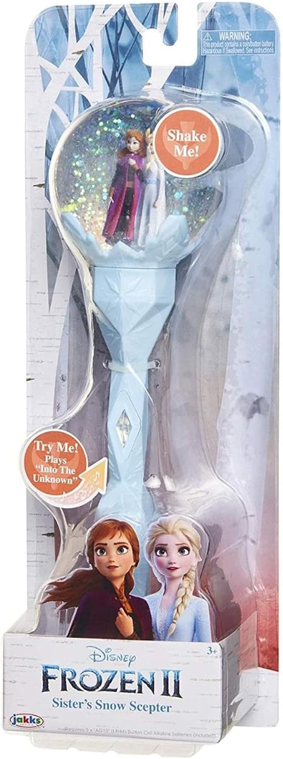Detalle de Scettro Magico Frozen 2 con musica e neve glitterata ðŸŽ