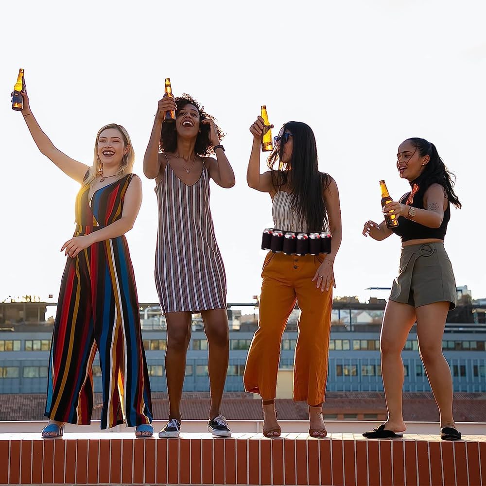 Thumbnail 1 de MUCHER Portable Trinker Gürtelhalter 6 Getränke 🍺