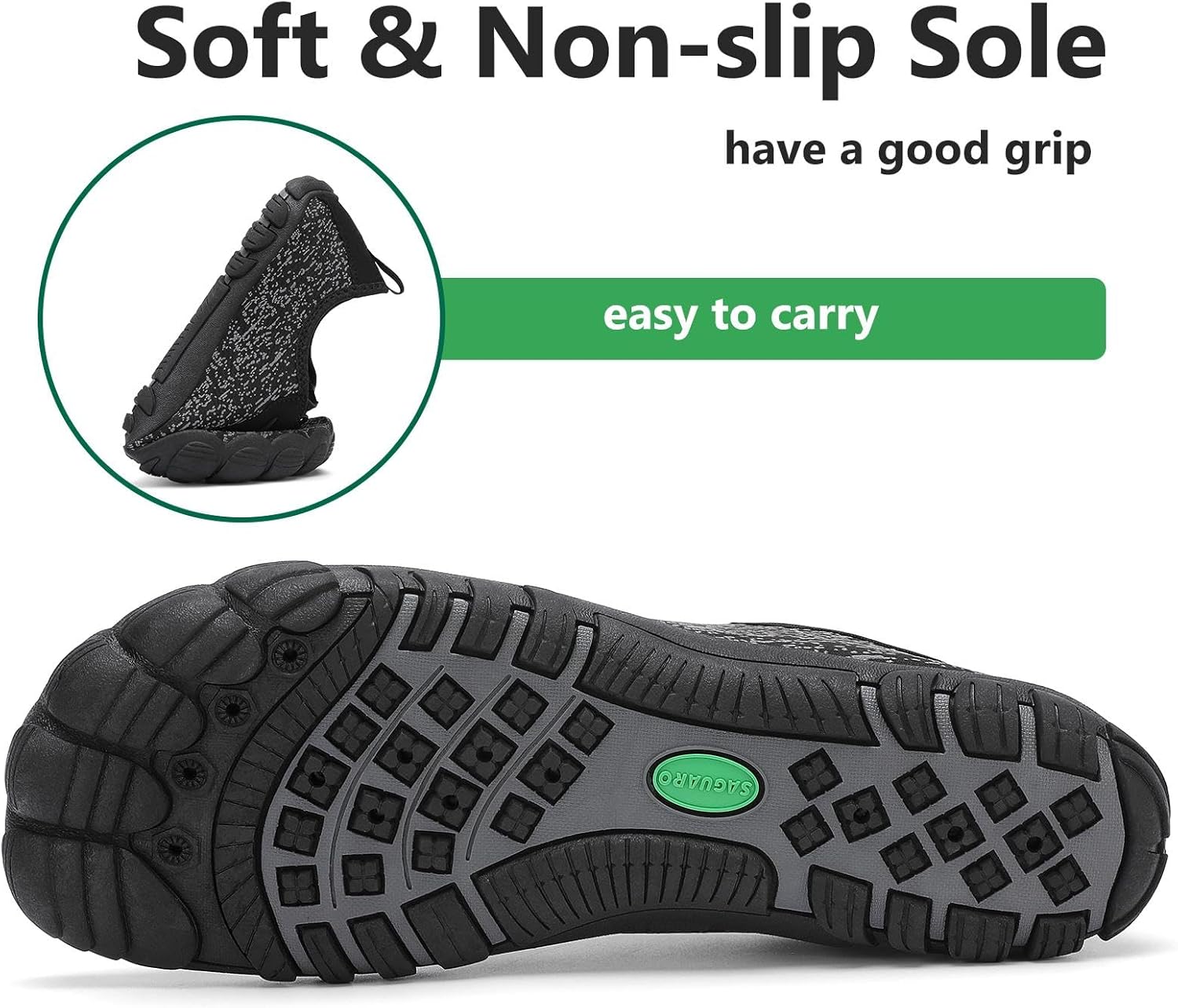 Thumbnail 5 de SAGUARO Scarpe da sport acquatici con suola spessa, unisex