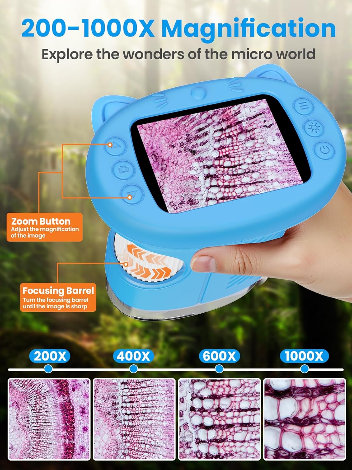 Detalle 2 de Vorth Microscope for Kids 1000X