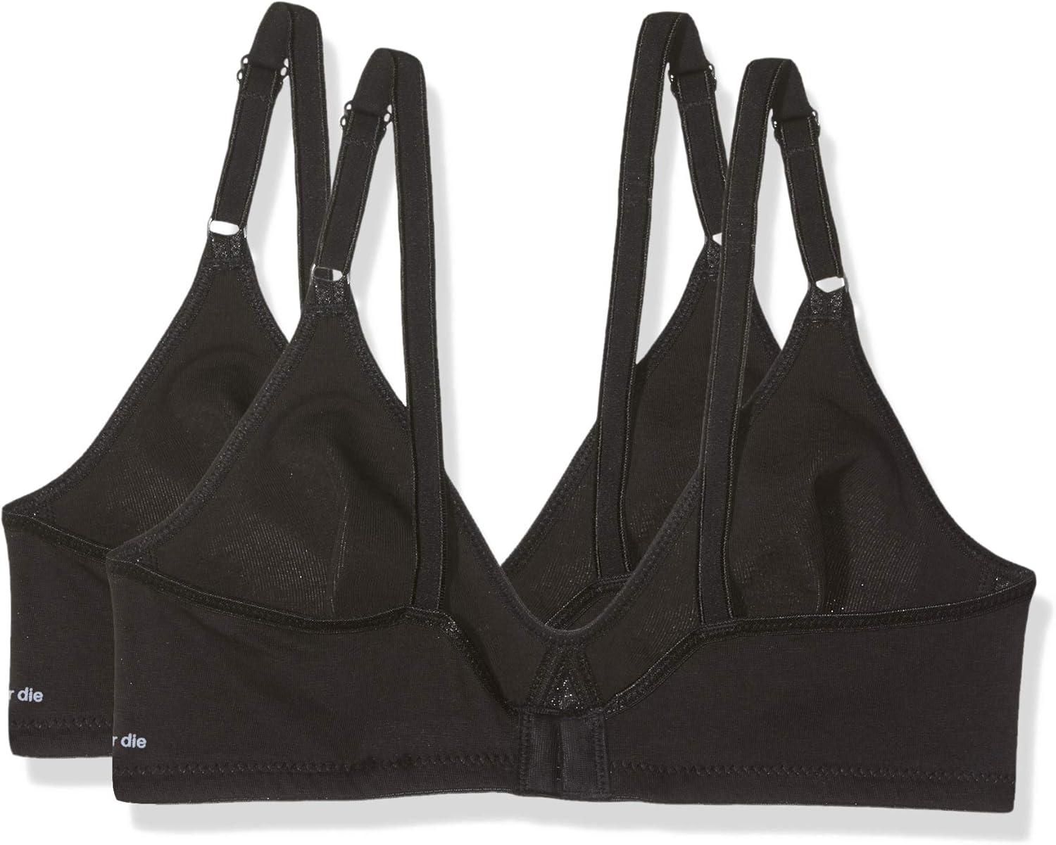 Detalle de Nur Die Soutien-Gorge sans armatures (Lot de 2) Femme — Confort en coton et invisibilité