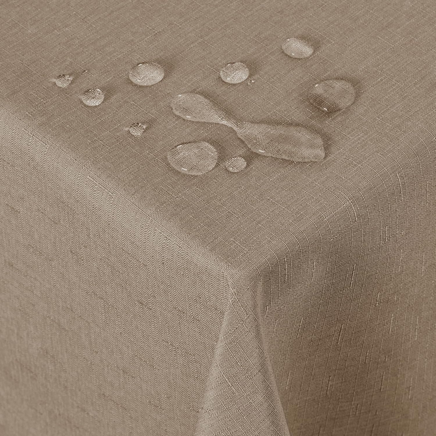 Detalle de Deconovo Tovaglia impermeabile 140x200 cm Taupe