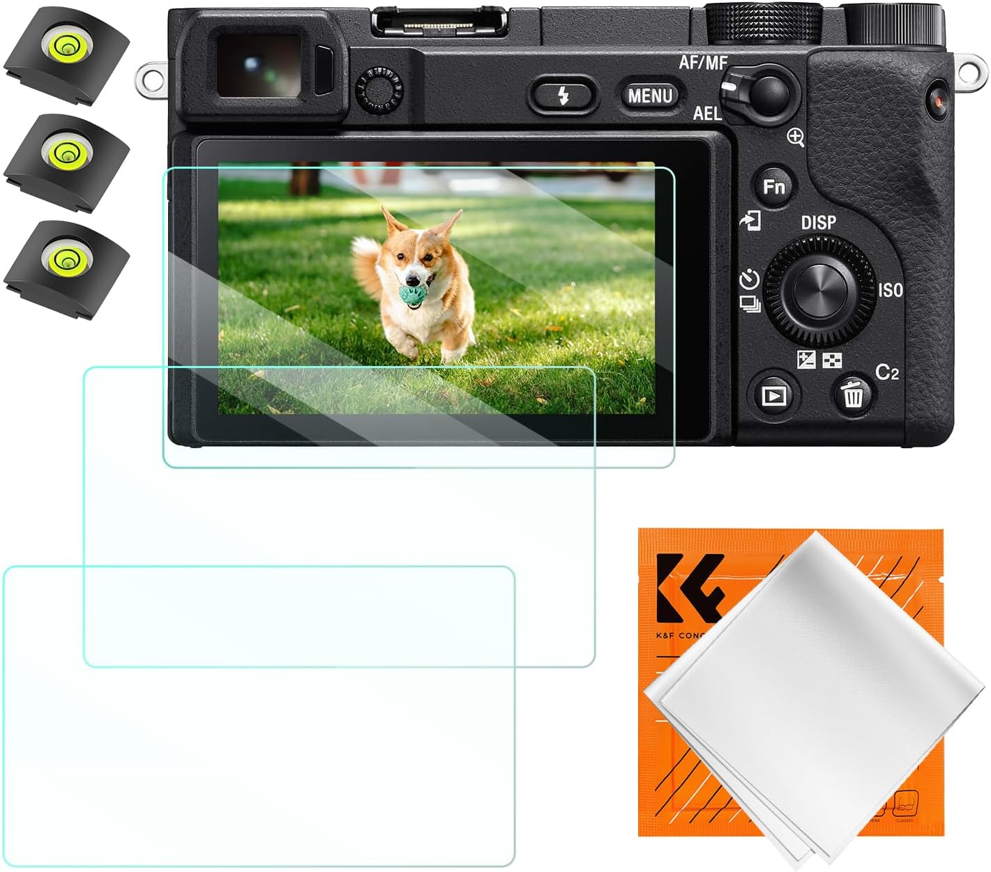 Thumbnail 5 de K&F CONCEPT Protector de Pantalla 3 piezas 0,3 mm