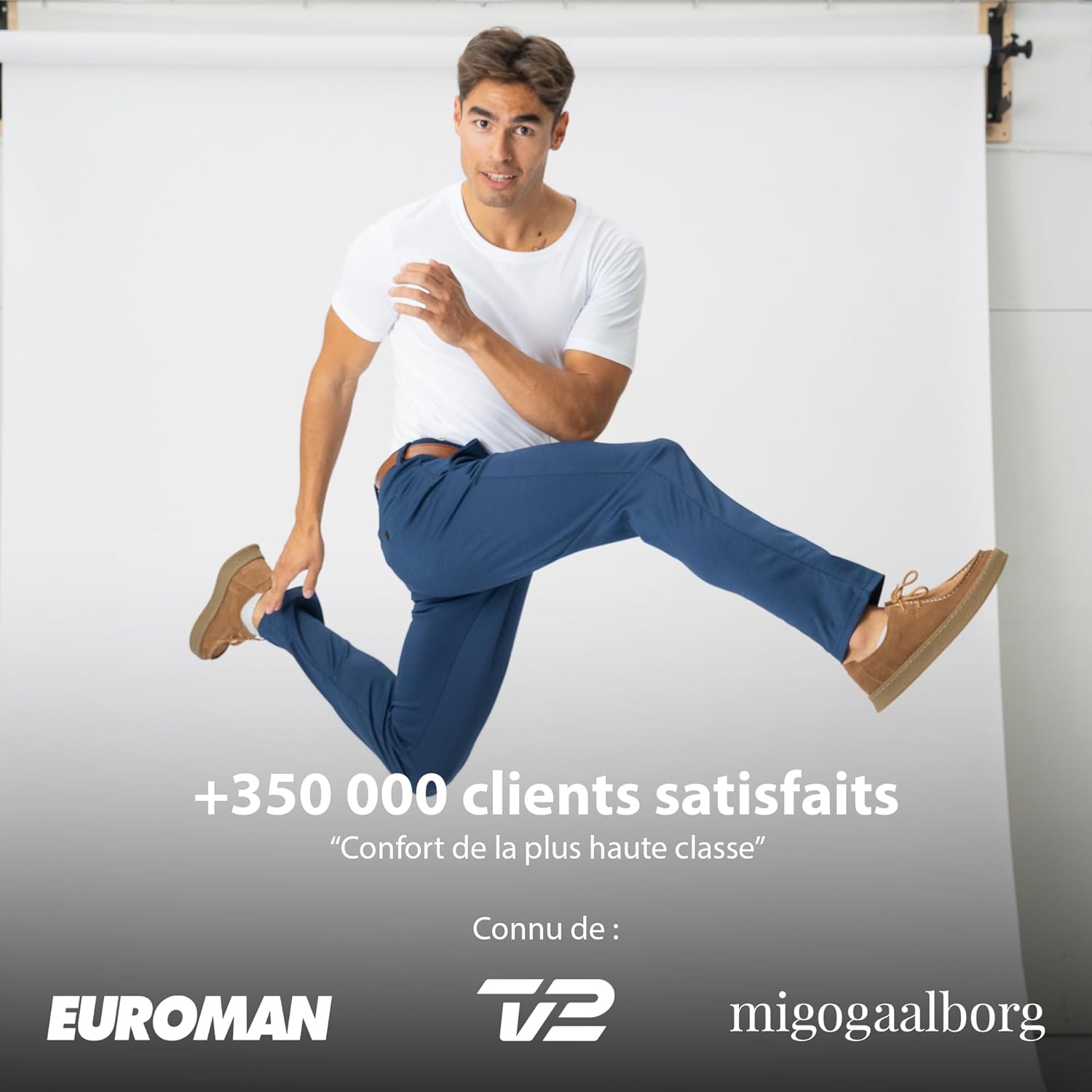 Thumbnail 1 de Performance Pants — Pantalon Stretch élégant pour Homme, coupe ajustée et confort durable