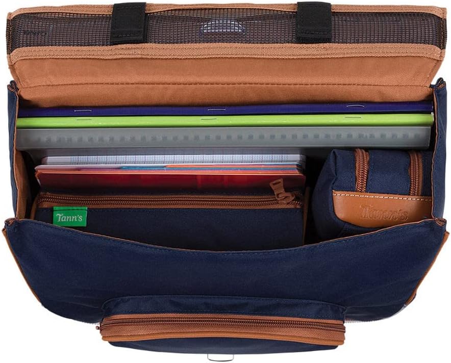 Thumbnail 4 de Cartable 35 cm Tann's Les Signatures Camille Bleu Marine — durable, écoresponsable et léger