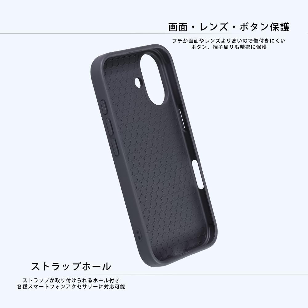 Thumbnail 6 de イングレム IQ-DP52K4TB/MK44 iPhone 17用ケース ミッキーマウス グレー2、TPU・ポリカーボネート二重構造
