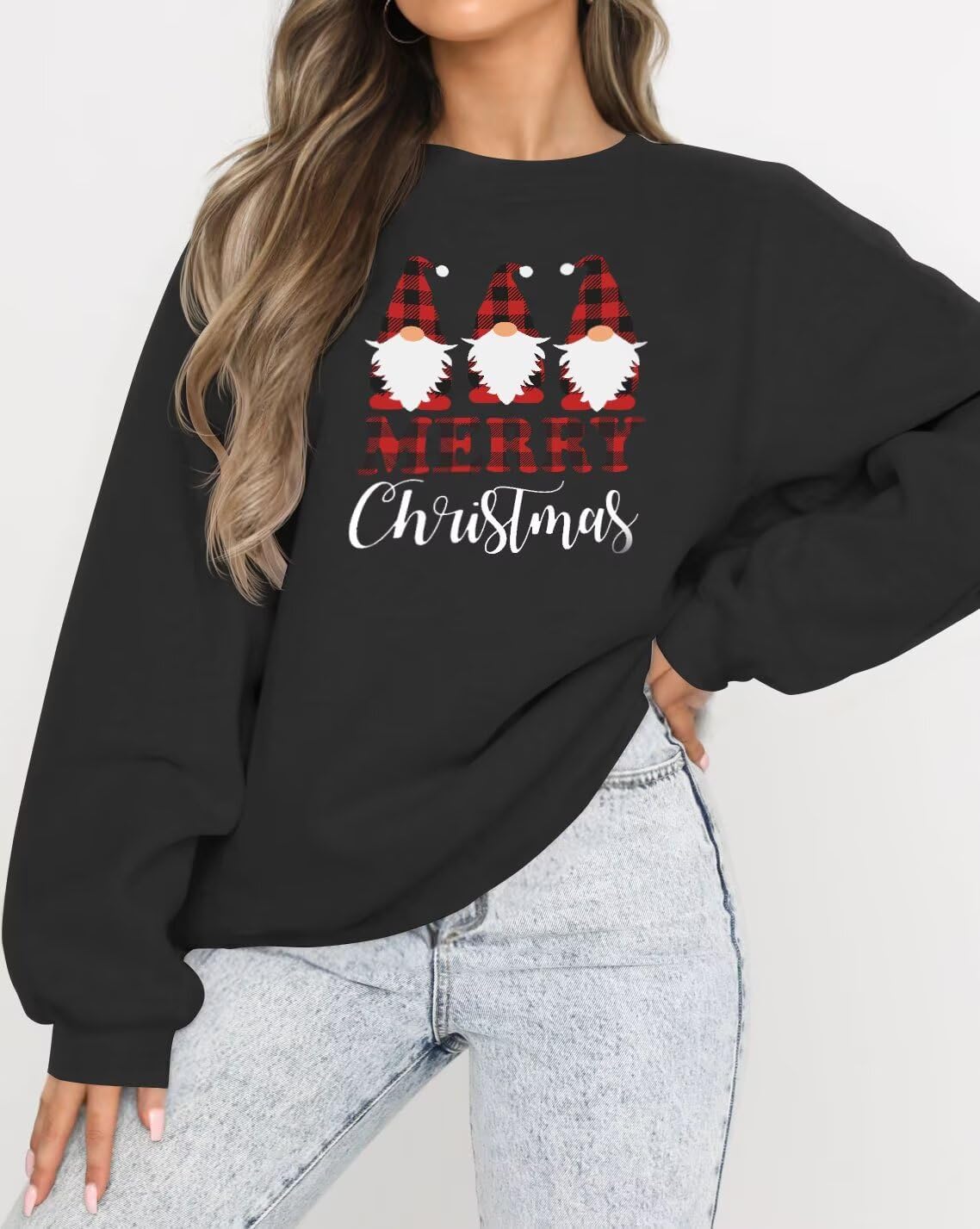 Detalle 2 de LACOZY Women's Oversized Long Sleeve Sweatshirt — Casual Crewneck Pullover