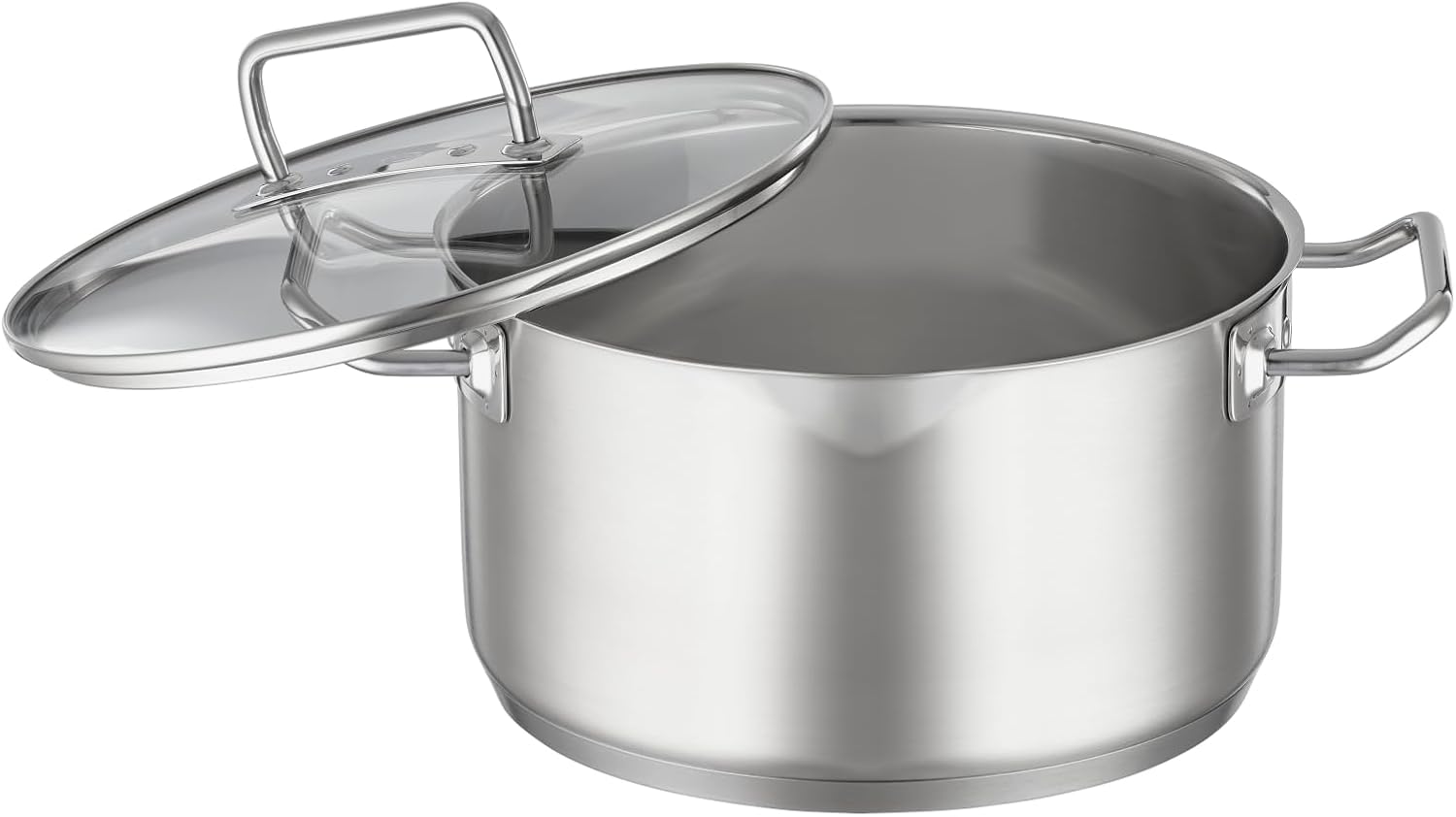 Detalle de RÖSLE EXPERTISO Olla universal acero inoxidable 24cm 🍲