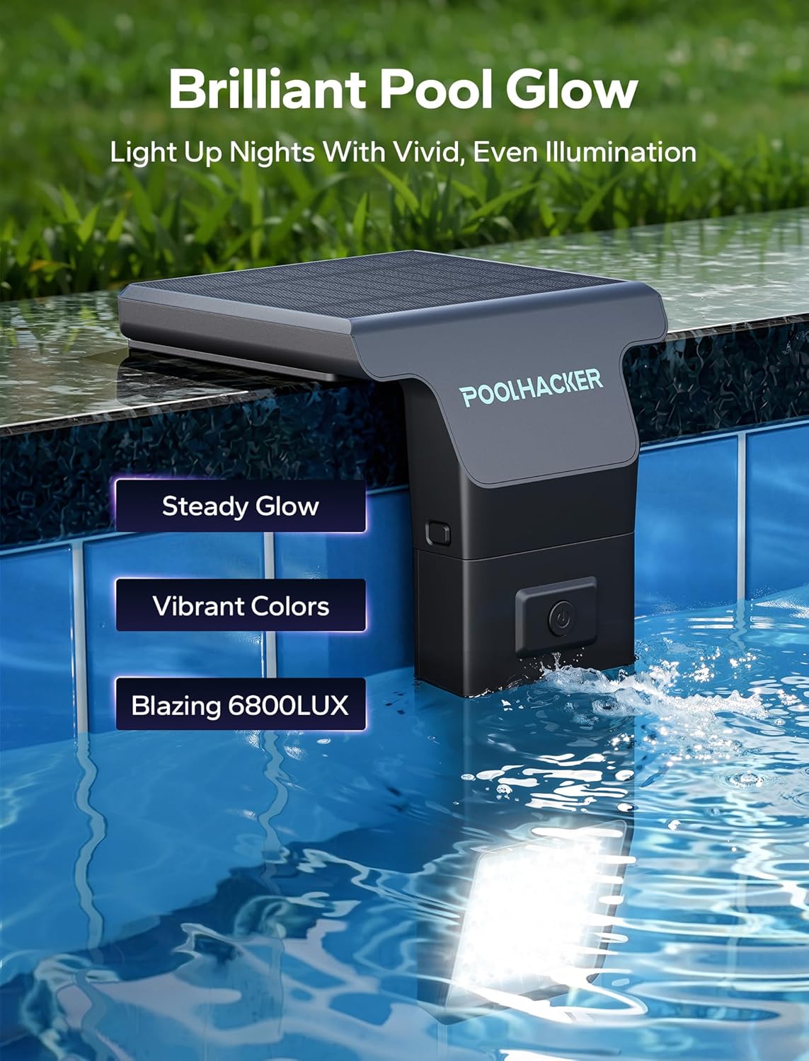 Thumbnail 6 de Solar Pool Lights for Inground & Above Ground Pools — 10-Color LED Lights with Timer and Remote