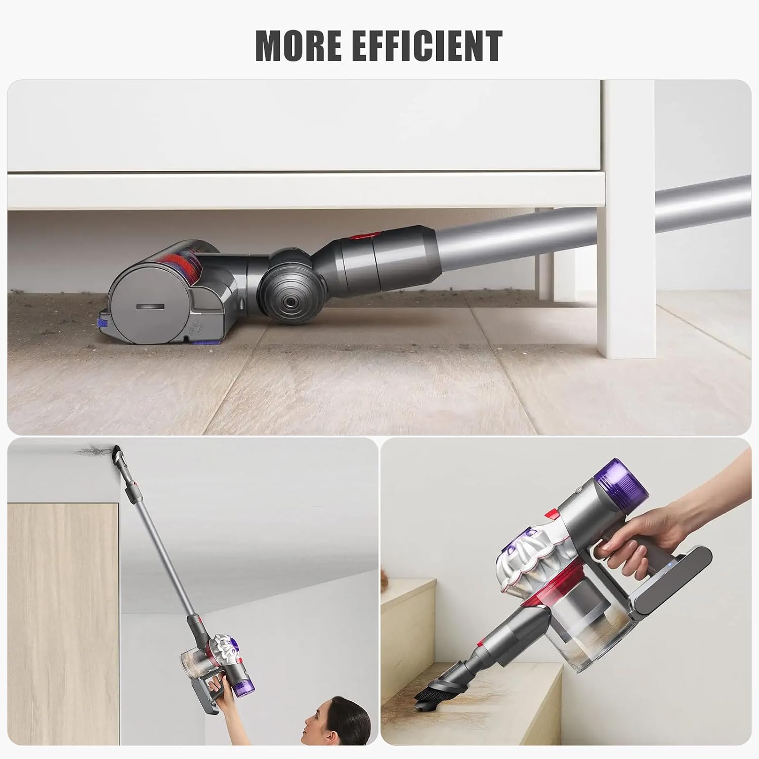 Detalle 2 de Vunzo batteria di ricambio 6000 mAh per Dyson SV11 (V7) con indicatore di livello