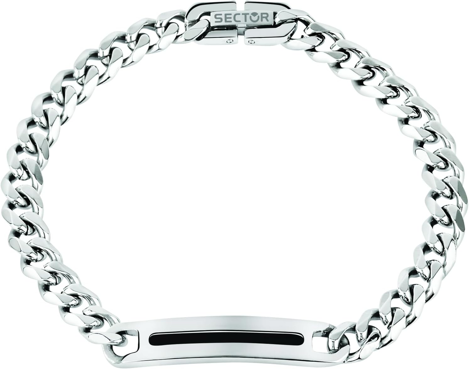 Imagen de Sector No Limits Bracciale Uomo Collezione BASIC – Acciaio, Smalto e Pelle, 22 cm (SZS40) en OfertitasTOP
