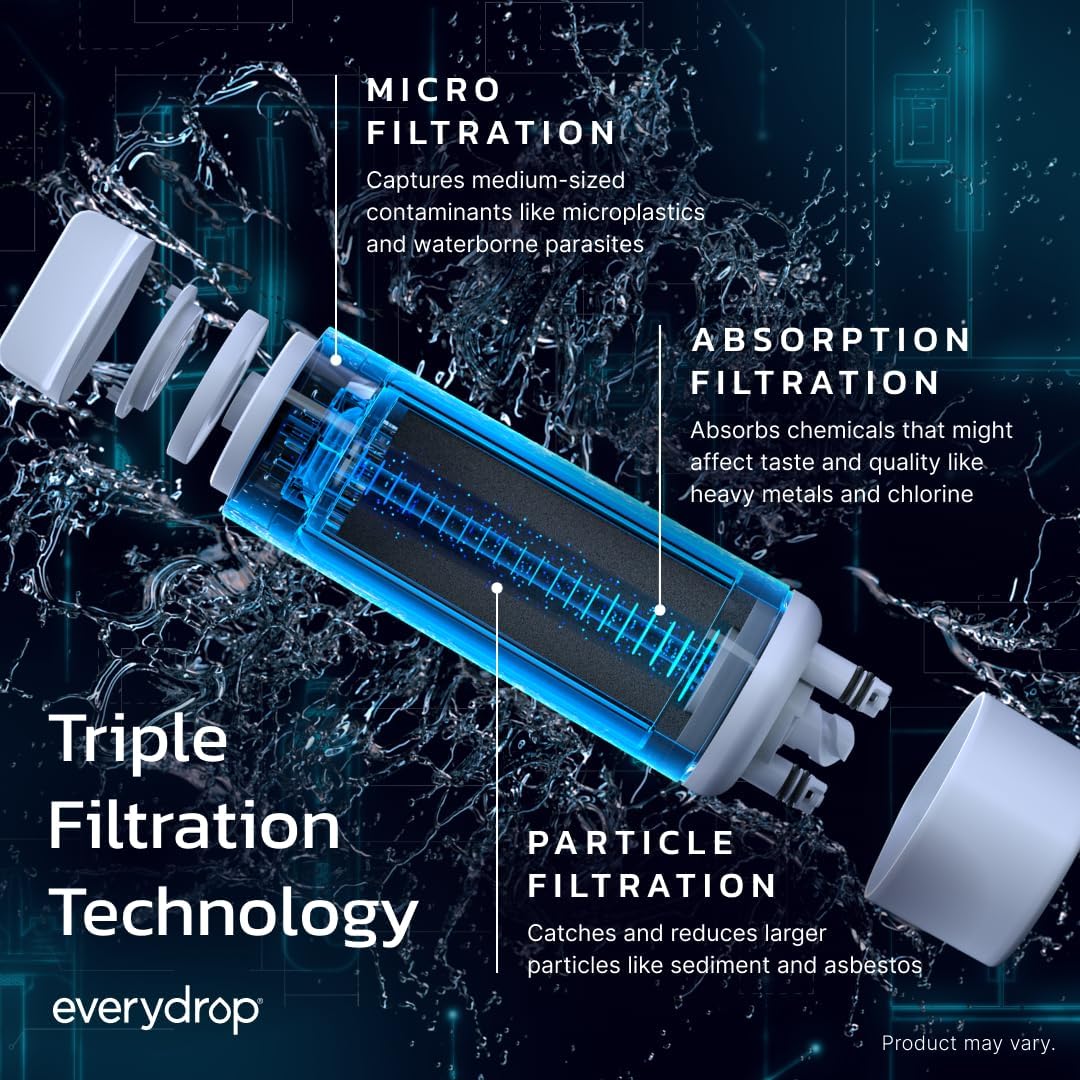 Thumbnail 2 de everydrop by Whirlpool Ice and Water Refrigerator Filter 3 (EDR3RXD1) — A Practical Choice for Clean Ice and Water