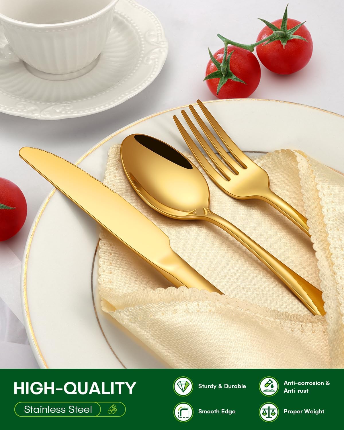 Detalle de PHILIPALA Flatware Set for 12