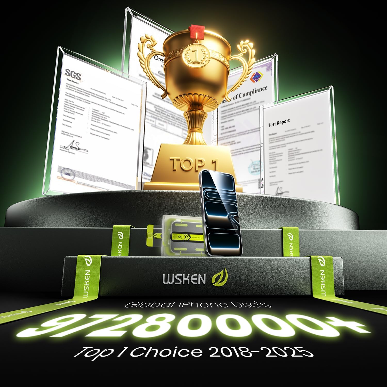 Thumbnail 2 de WSKEN for iPhone 17 Pro Max Screen Protector